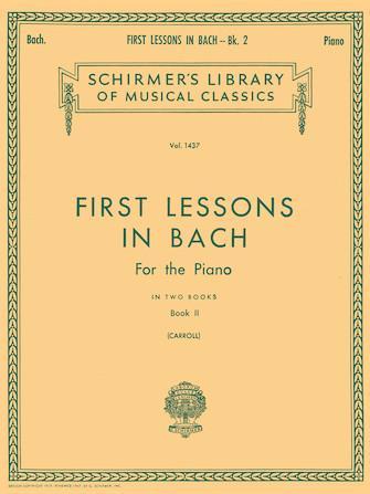 First Lessons In Bach – Book 2