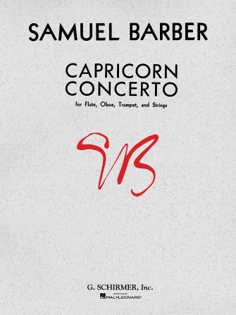 Barber: Capricorn Concerto Study Score