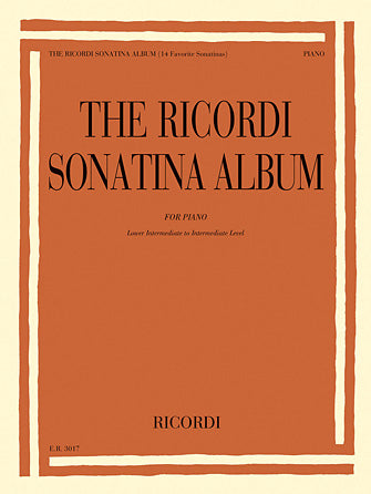 The Ricordi Sonatina Album For Lower Intermediate to Intermediate Level Piano