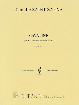 Saint-Saens Cavatine, op. 144 for Trombone and Piano