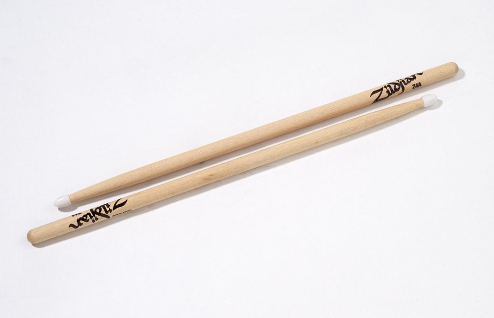 ZILDJIAN Z4A Nylon-Tip Natural Drumsticks (Hickory)