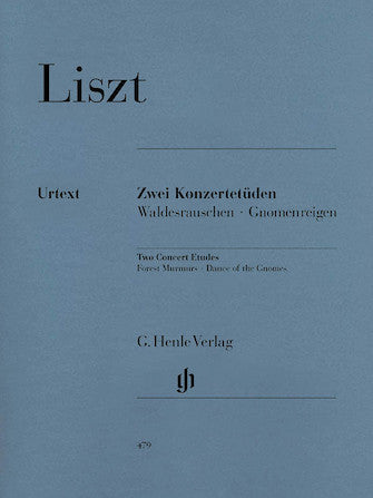 LISZT 2 CONCERT STUDIES
Piano Solo
