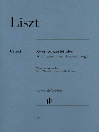 LISZT 2 CONCERT STUDIES
Piano Solo
