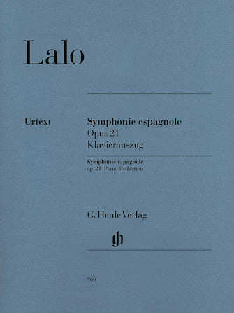 LALO SYMPHONIE ESPAGNOLE FOR VIOLIN AND ORCHESTRA IN D MINOR OP. 21
Violin and Piano Reduction