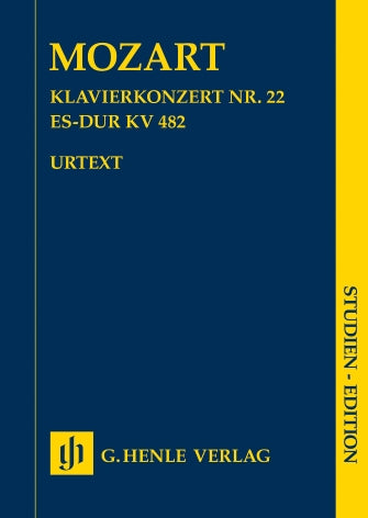 MOZART PIANO CONCERTO IN E-FLAT MAJOR, K. 482 (Student Edition)