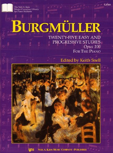 Burgmuller - 25 Easy & Progressive Studies, Op. 100
