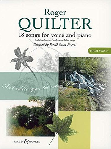 Quilter 18 Songs for Voice & Piano (High Voice)