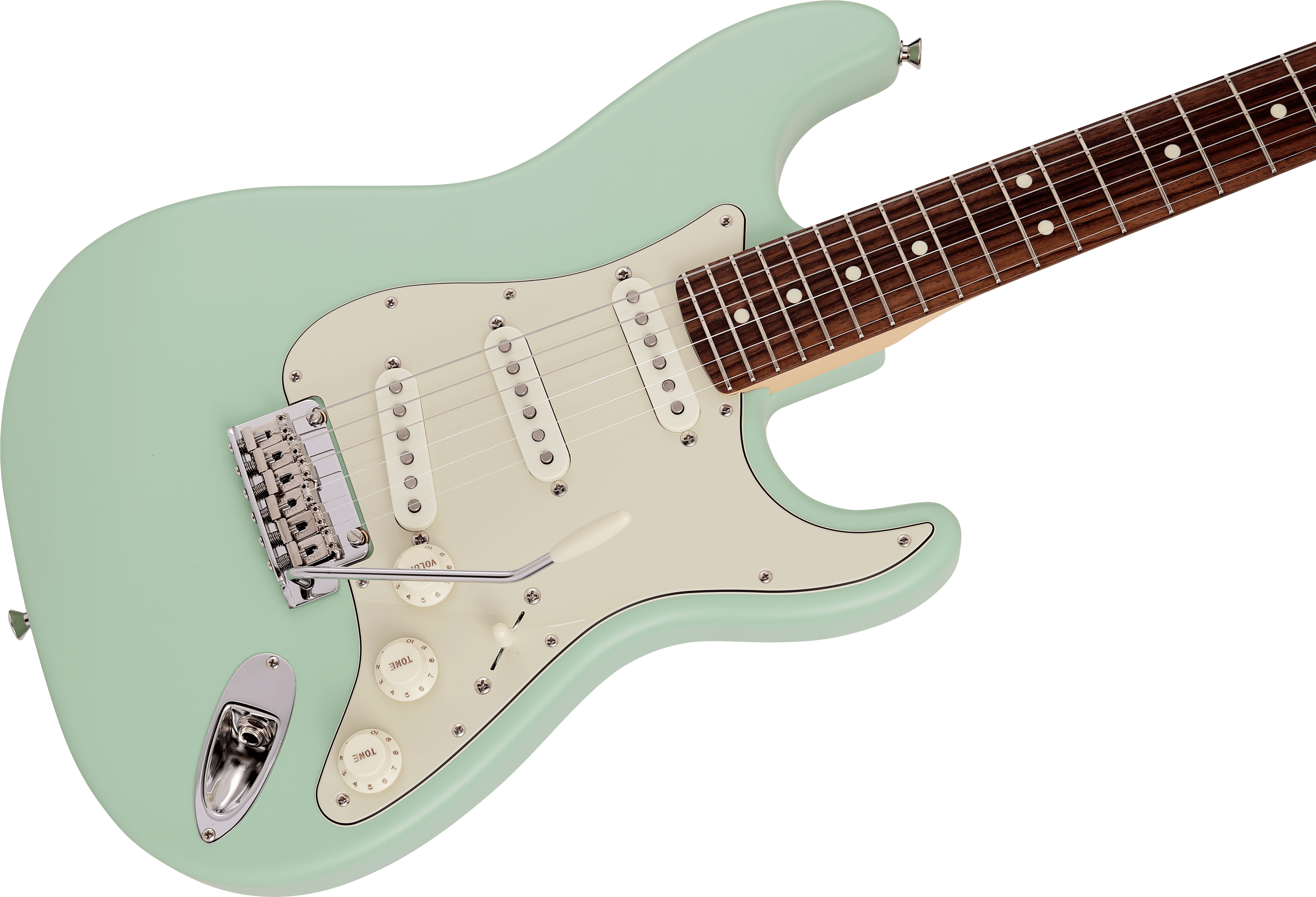 Fender Made in Japan Junior Collection Stratocaster®, Rosewood Fingerboard, Satin Surf Green
