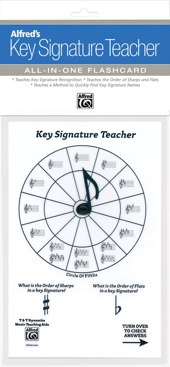 Alfreds-Key-Signature-Teacher-All-In-One-Flashcard-White