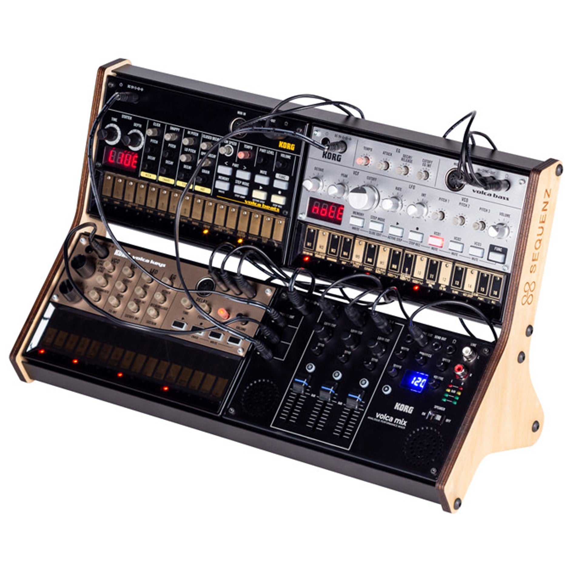 Sequenz volca rack 2x2 - Rack System for Korg volca