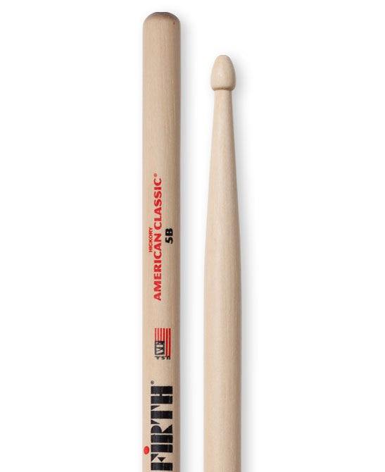 VIC FIRTH American  5B Wood Tip Drumsticks