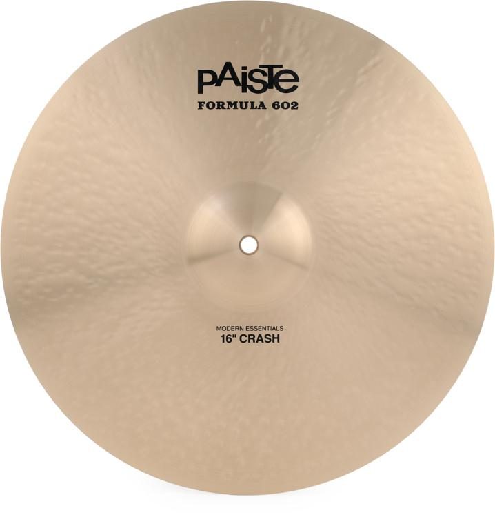 PAISTE Formula 602 Modern Essentials Crash Cymbal (Available in various sizes)