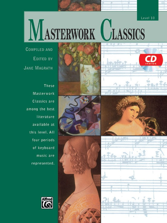 Masterwork Classics, Level 10 (Ed. Jane Magrath / perf. Scott Price, Piano Book & CD)