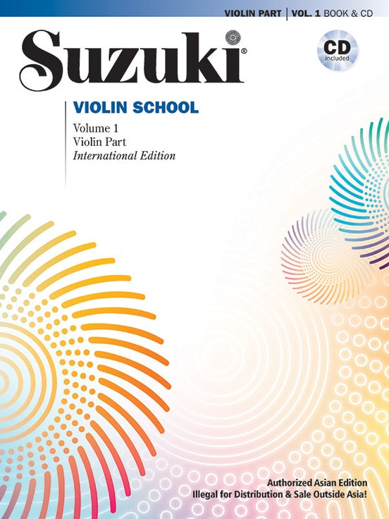 Suzuki Violin School, Volume 1 (Asian Edition) With CD — Tom Lee Music
