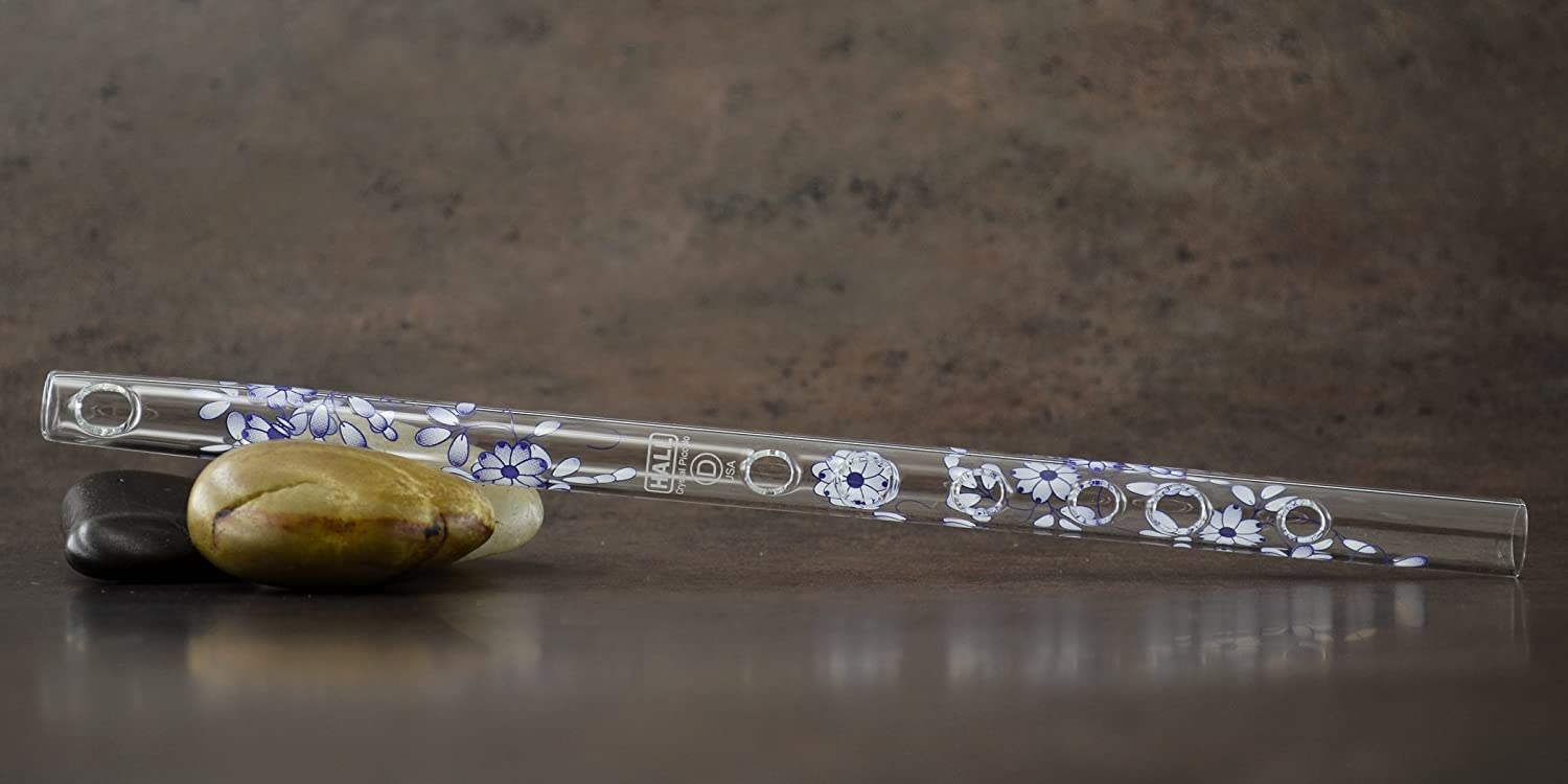 Hall Crystal Flutes 11000 直列式 D 調玻璃短笛 Inline Crystal Piccolo in D (多圖案選擇)