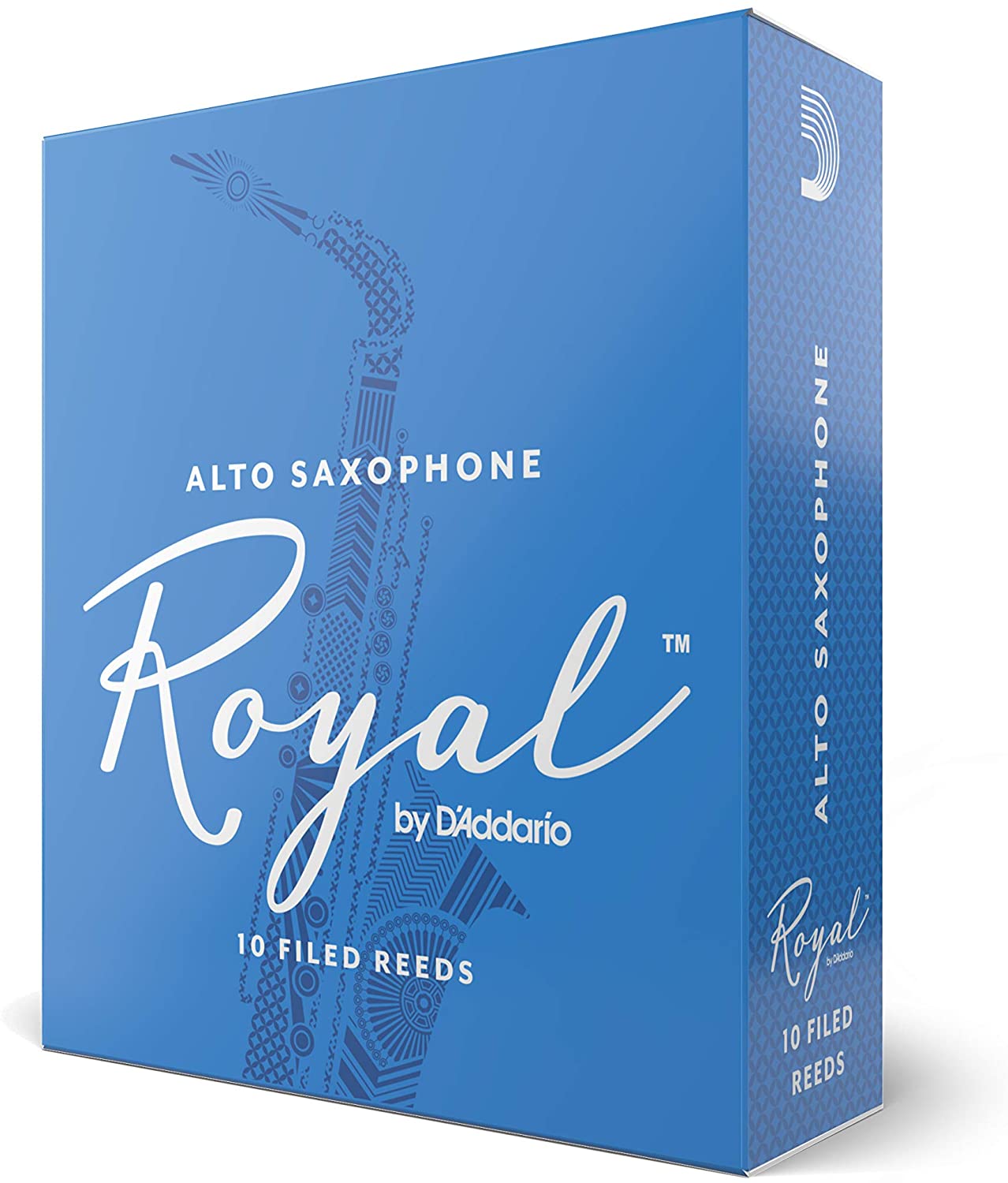 Royal by D'addario Eb Alto Saxohpone Reeds, 10pcs box (assorted strength)