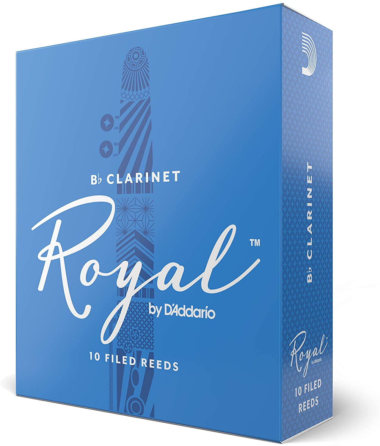 Royal by D'addario Bb Clarinet Reeds, 10pcs box (assorted strength)