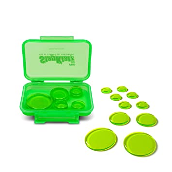 SLAPKLATZ Pro 10-pc Damper Gels (Alien Green / Clear / Black / Pink)
