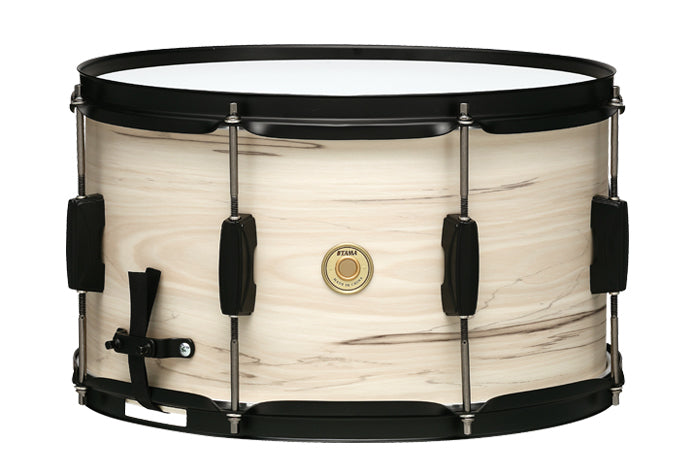 TAMA 8"x14" Woodworks Poplar Snare Drum, Burgundy Walnut Wrap