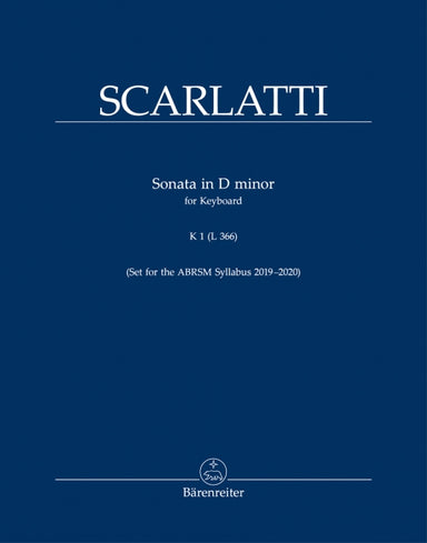 Scarlatti Sonata in D Minor for Keyboard K 1 (L 366)