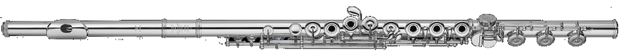Sankyo CF801 Series 801ROEH Silver C Flute