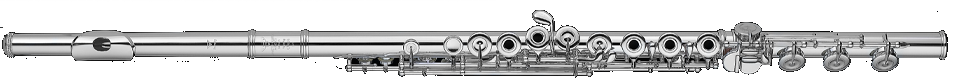 Sankyo CF701 Series 701ROEH Silver C Flute