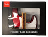 Fender-Bass-Body-Bookends--Red