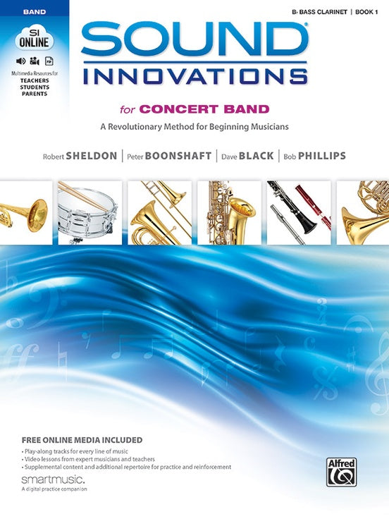 Sound Innovations for Concert Band, Book 1, B-flat Bass Clarinet Book, CD & DVD