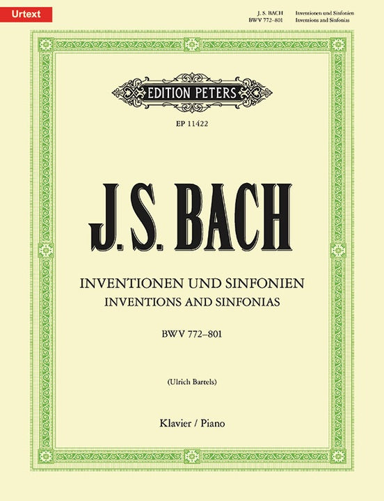 Bach: Inventions and Sinfonias BWV 772-801 (Piano) — Tom Lee Music