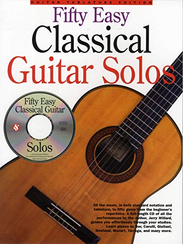 50 Easy Classical Guitar Solos+Cd