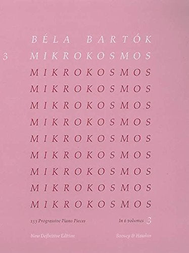 Bartok Mikrokosmos 3 Definitive Edition