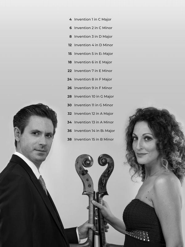 TWO-PART INVENTIONS BY J.S. BACH FOR CELLO DUET - Arranged by Mr & Mrs Cello