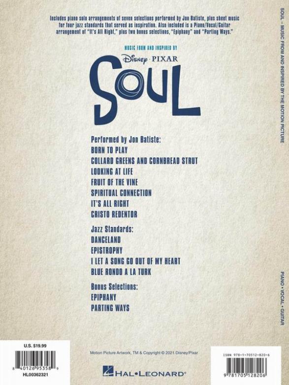 SOUL - Music from and Inspired by the Disney/Pixar Motion Picture