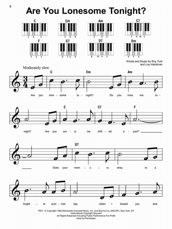 ELVIS PRESLEY -Super Easy Piano Songbook 貓王 - 超簡單歌本鋼琴譜