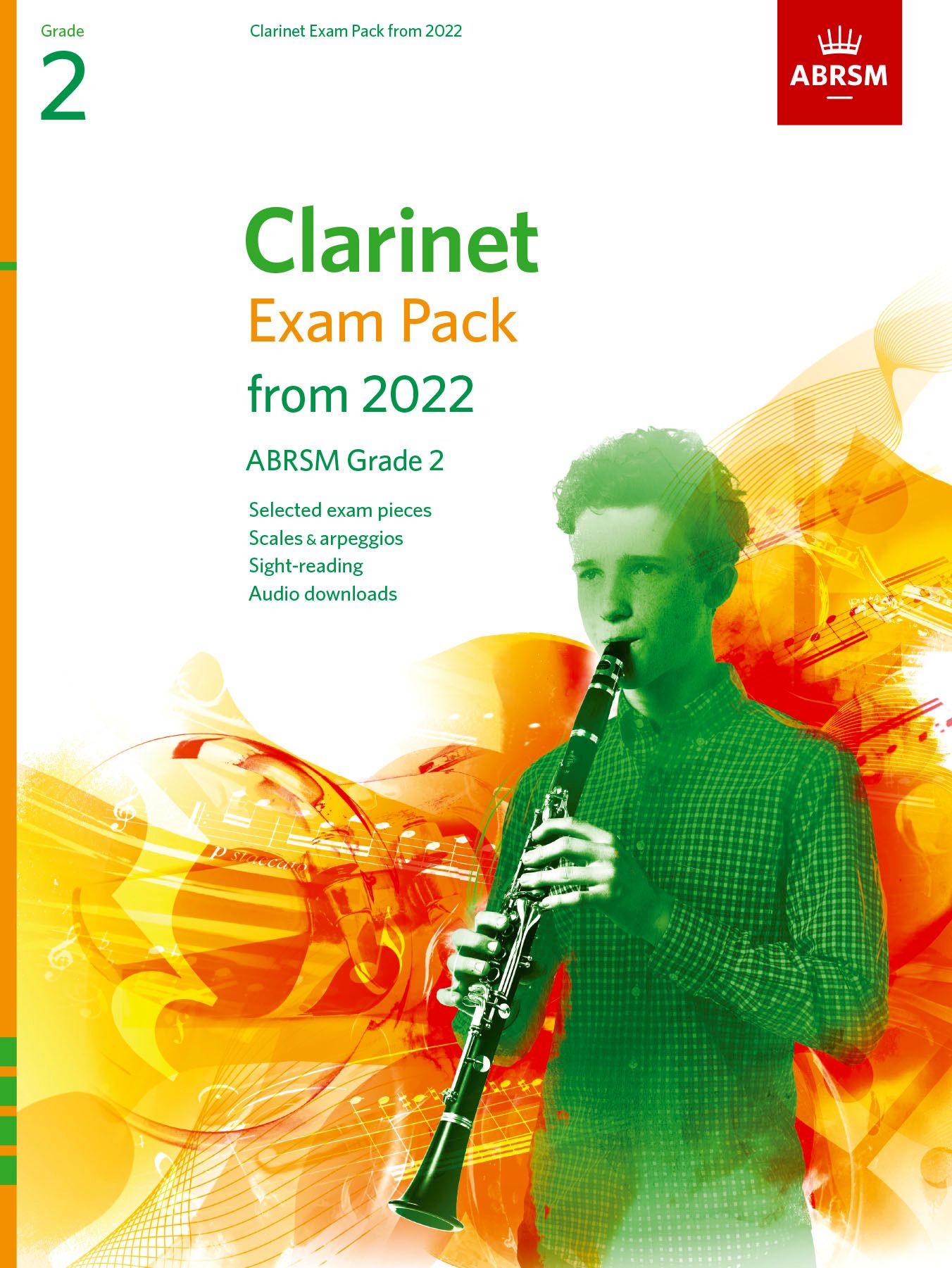 Clarinet Exam Pack from 2022, ABRSM Grade 2