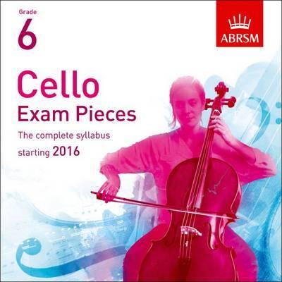 ABRSM Cello Exam Pieces 2016 CD, Grade 6