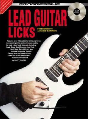 Progressive Lead Guitar Licks- CD Pack