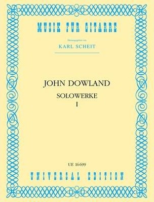 John Dowland Solo Works for Guitar