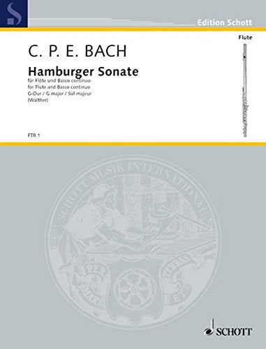 C.P.E BACH HAMBURG SONATA FOR FLUTE