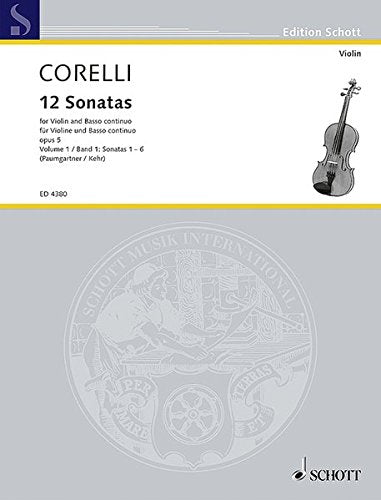 Arcangelo Corelli: 12 Sonatas Opus 5 Book 1