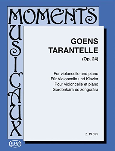 Goens Tarantelle, op. 24 for cello