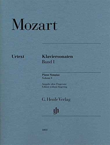 MOZART PIANO SONATAS VOLUME 1
Edition Without Fingering