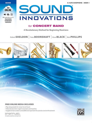 Sound Innovations for Concert Band, Book 1 (E-flat Alto Saxophone Book & Online Media)