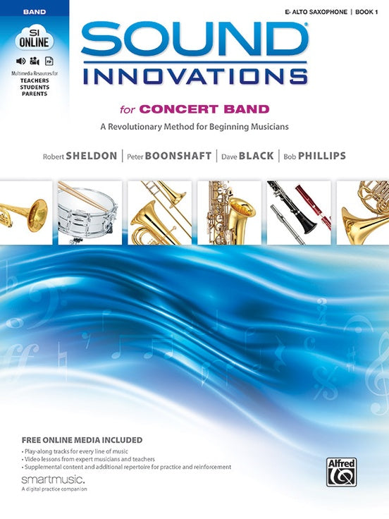 Sound Innovations for Concert Band, Book 1 (E-flat Alto Saxophone Book & Online Media)
