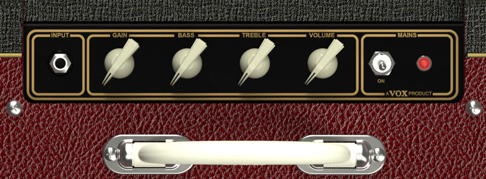 VOX AC4C1-TTBM All Tube Limited Edition Combo (Black and Maroon two-tone color)