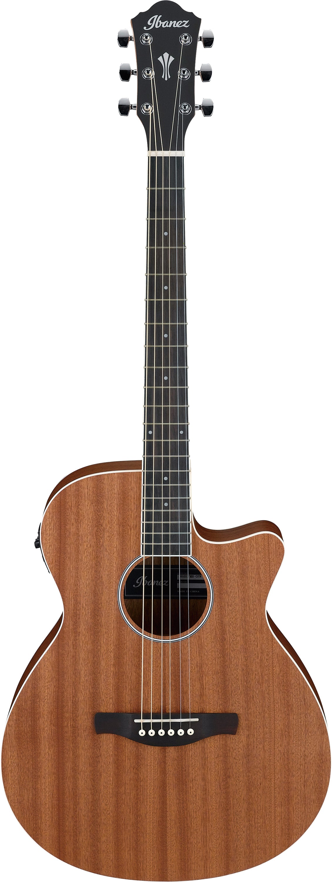 Ibanez AEG7MHOPN AEG Single Cutaway 6-String RH Acoustic Electric Guitar-Open Pore Natural木結他