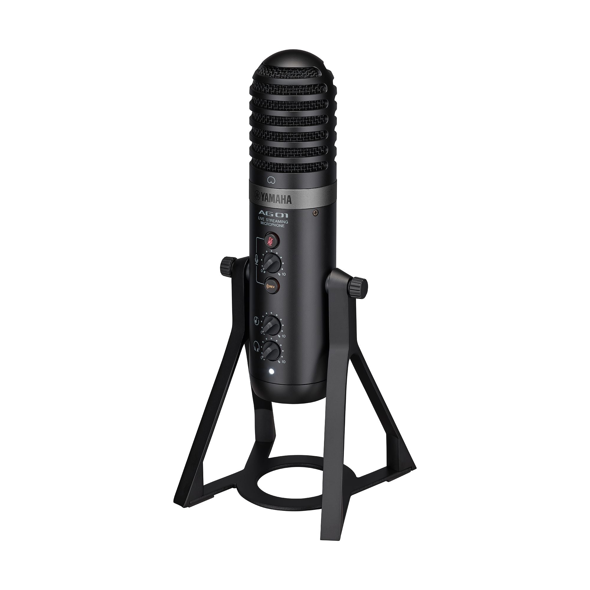 新品未使用　YAMAHA AG01 Yamaha AG01 Live Streaming USB Microphone, Black 收音咪— Tom Lee Music