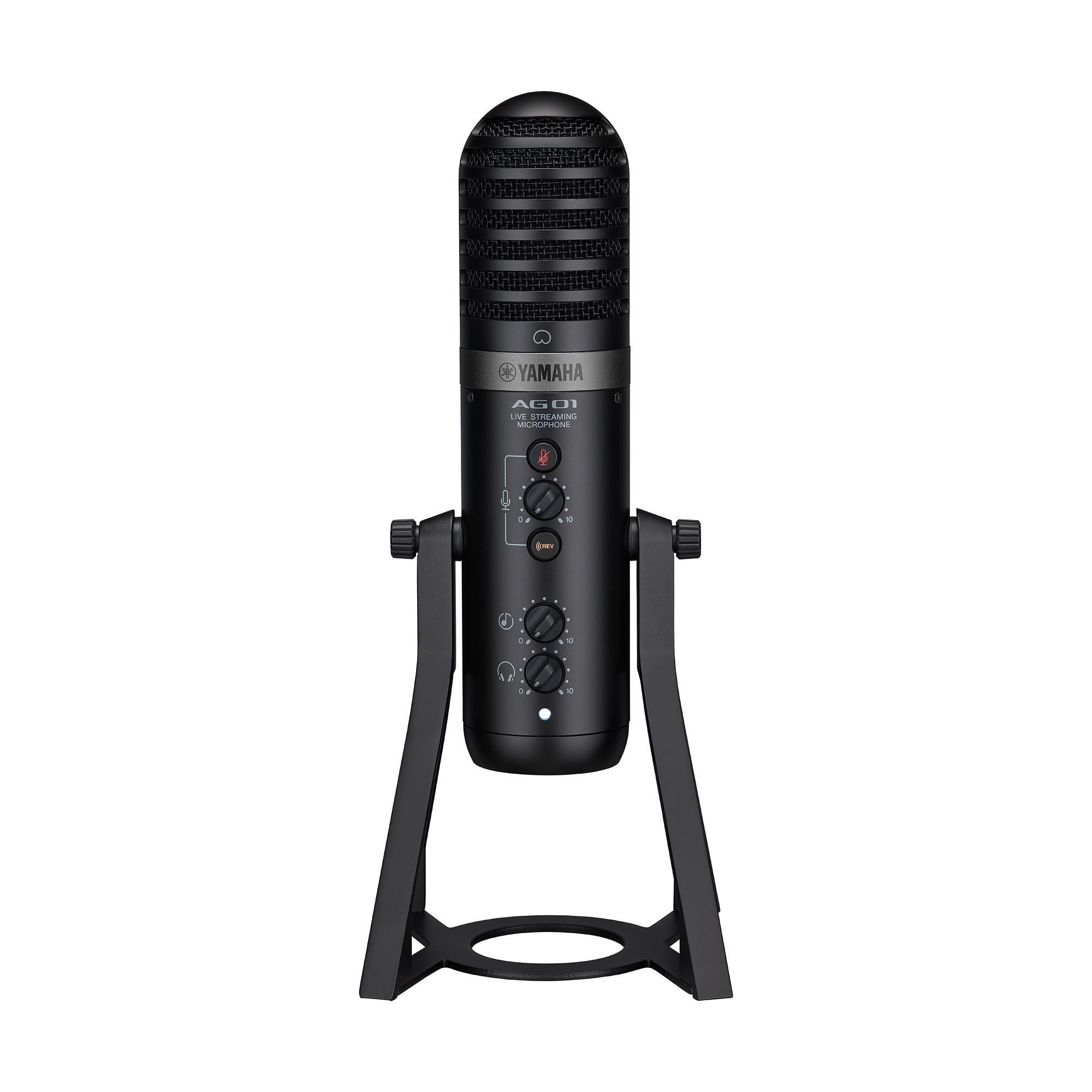 Yamaha AG01 Live Streaming USB Microphone, Black