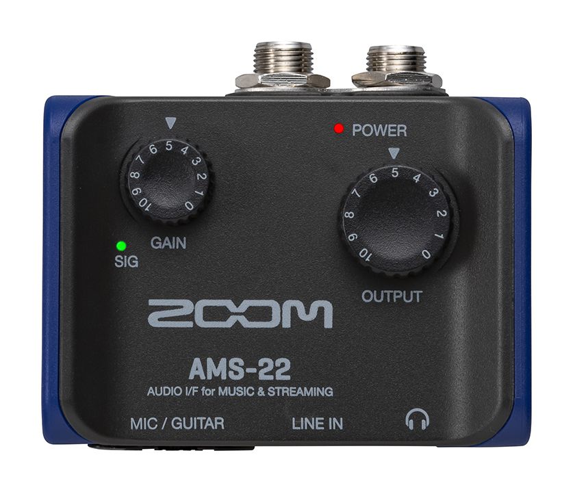 Zoom AMS-22 Audio Interface for Music and Streaming