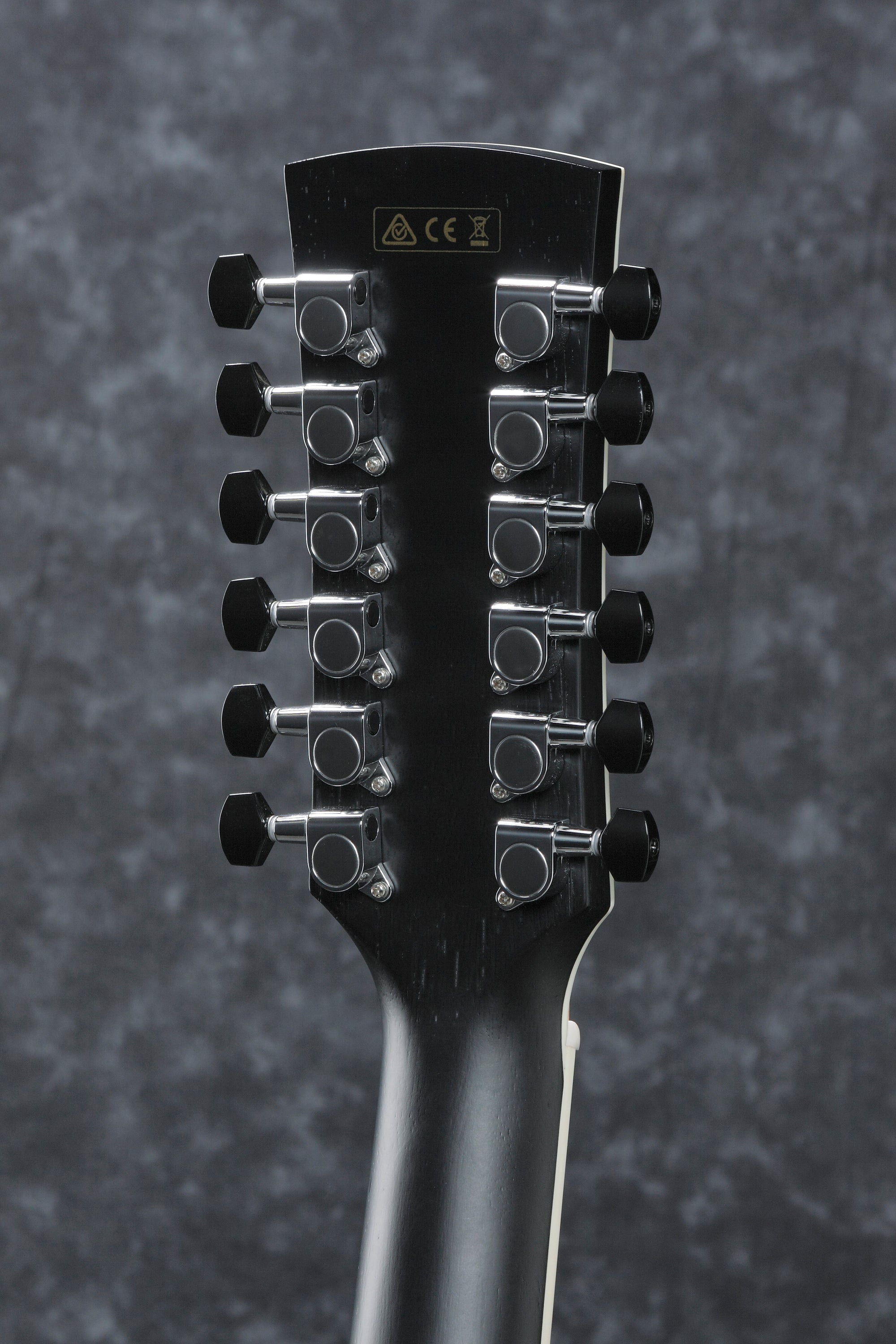 Ibanez AW8412CE Acoustic Guitar (Weathered Black Open Pore)